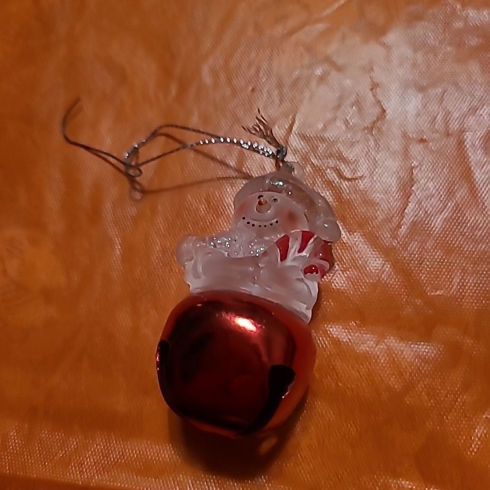 Snowman Bell Ornament